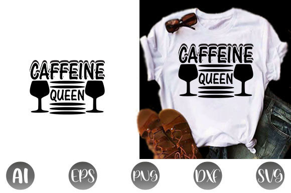 Caffeine Queen Embroidery Design Review: A Bold Coffee Lover’s Statement