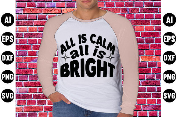 Christmas Quote Design, All Is Calm, A Review