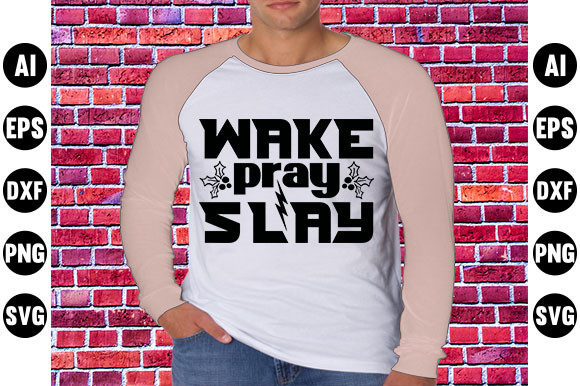 Christmas Quote Design, Wake, Pray, Slay Review for Real Projects