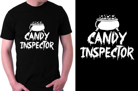 Halloween Quote Design, Eat, Candy Inspector