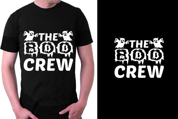 Halloween Quote Design, the Boo Crew: A Spooky Yet Practical Embroidery Asset